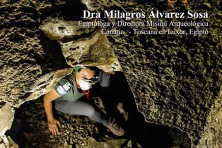 Milagros Álvarez Sosa imparte en el MAB la conferencia: El descubrimiento de una tumba en Egipto