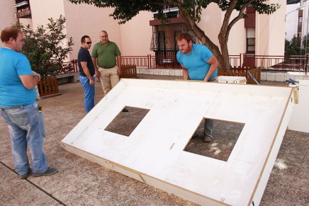 La urbanización Benahoare contará con tres mesas de ping-pong al aire libre