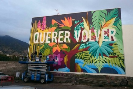 El colectivo artístico Boamistura deja su huella en Los Llanos de Aridane