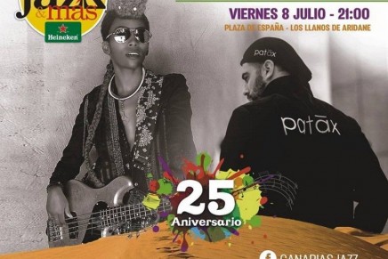 Llega a La Palma el Festival Internacional Canarias Jazz & más Heineken con Patax y Nik West