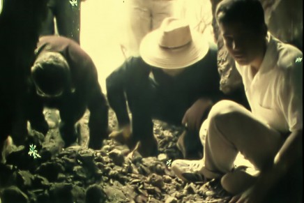 Se proyecta en La Palma una película de los 60 sobre yacimientos arqueológicos de Mazo