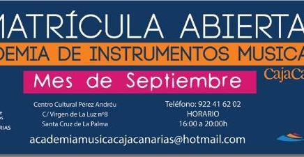 Academia instrumentos CajaCanarias
