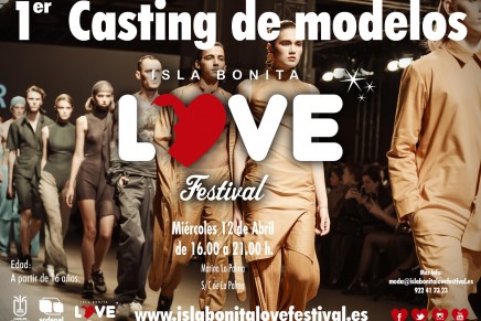 El Love Festival seleccionará 150 modelos palmeros para su pasarela