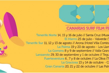 ‘Canarias Surf Film Festival’ llega a La Palma este fin de semana con propuestas de cine temático, música y medio ambiente