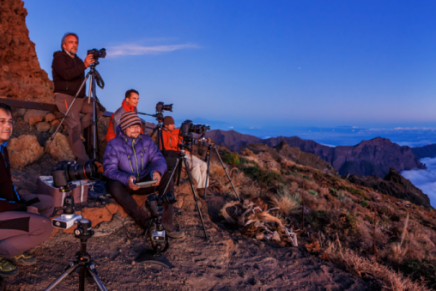 El taller para profesionales ‘Astromaster’ vuelve a situar a La Palma en el punto de mira internacional de la astrofotografía