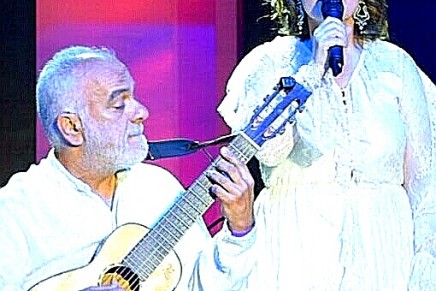 Actuación de Fabiola Socas y Carlos Pérez Brito en San Andrés y Sauces