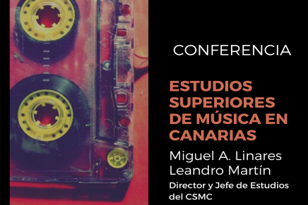 Conferencia sobre Estudios superiores de música en Canarias
