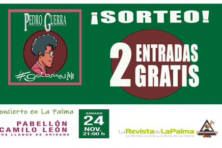 La Revista de La Palma sortea 2 entradas para el concierto de Pedro Guerra