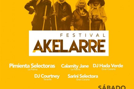 Festival Akelarre: primer encuentro de mujeres djs, selectoras y coleccionistas de vinilos de Canarias.