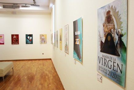 Exposición de los trabajos presentados al concurso del cartel anunciador de la Bajada de La Virgen 2020