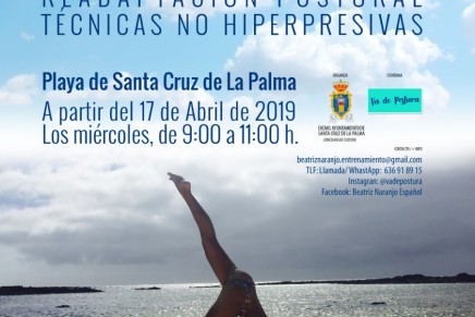 “Va de postura”, actividades en la playa de Santa Cruz de La Palma