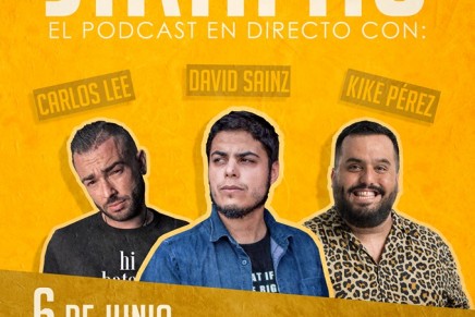David Sainz graba el penúltimo ‘podcast’ de la segunda temporada de ‘Jirafas’ en el marco del Festivalito