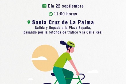 Santa Cruz de La Palma organiza una marcha en bicicleta