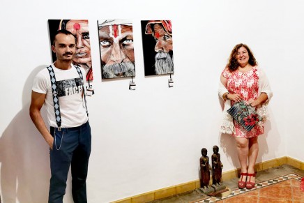 Exposición en el espacio Real 21 de Los Llanos, Jorge Miranda y sus “Faces”