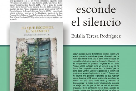 Presentación del libro “Lo que esconde el silencio” de Eulalia Teresa Rodríguez