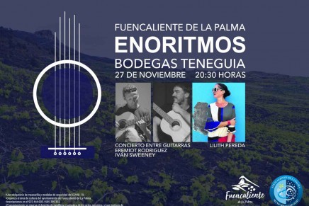 Fuencaliente inicia el festival cultural Enoritmos con un concierto en las Bodegas Teneguía