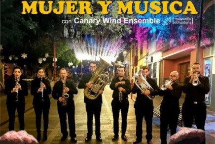 “Mujer y música” con Canary Wind Ensemble, en las noches en el Parque de Los Llanos de Aridane