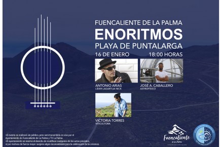 La playa de Puntalarga acoge el segundo concierto del Festival Enoritmos, organizado por el Ayuntamiento de Fuencaliente