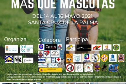 Santa Cruz de La Palma acoge las Jornadas ‘Más que mascotas’