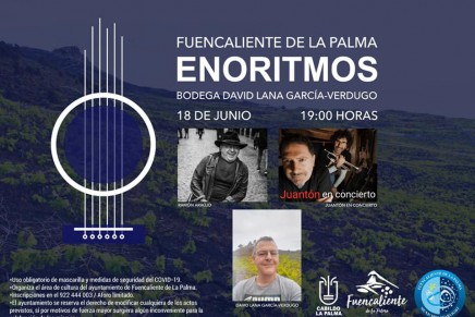 Música y humor en la nueva cita con el Festival Enoritmos de Fuencaliente