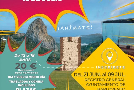 Barlovento organiza una excursión para jóvenes del municipio a La Gomera – APLAZADO