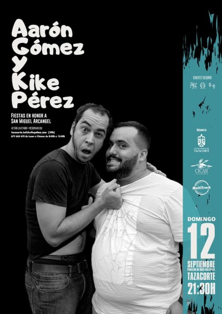 Aarón Gómez y Kike Pérez en Tazacorte